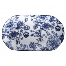 Блюдо керам. "Luminarc. Blossom blue" 33см овал №YF7001-7/3190