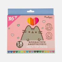 Фломастери Yes 18кольор. Pusheen амортизуючі 650583(12)(192)