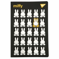 Зошит А4 40арк. лін. пласт. обкл. з висічкою Miffy №682016/Yes/