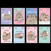 Блокнот A7 48арк. кліт. Pusheen №152111/Yes/