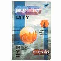Зошит А4 60арк. кліт. з висічкою "Sunset city" №682019/Yes/