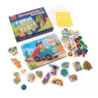 Гра з липучками "Бізі бук. Для хлопчиків" №VT1310-10(9)