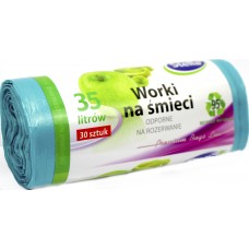 Пакети для сміття "Stella" 35л 30шт HDPE