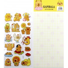 Набір для творч.: наліпки,капібара,в кульку, 20х22см YG0325(20)(1440)
