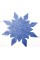Декор-підвіска новорічна паперова Snowflake синій 25см R96067 Декор-підвіска новорічна паперова Snowflake синій 25см R96067