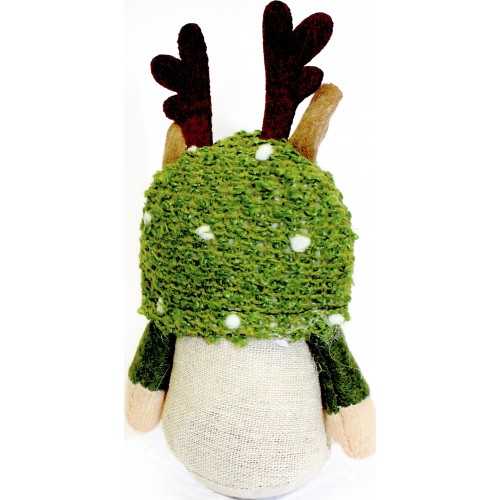 Фігура новорічна Gnome зелена 15см R34296(12) Фігура новорічна Gnome зелена 15см R34296(12)