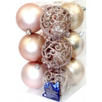 Набір куль 8см 12шт рожевий 9600(24) Набір куль 8см 12шт рожевий 9600(24)
