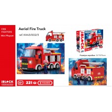 Конструктор IBlock Junior Fire 221дет.,в кор.-ці,32х5х21,5см KH43/002/3(24) КІ