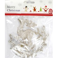 Фігурка-підвіска новорічна Deer бронза 12см R33898 Фігурка-підвіска новорічна Deer бронза 12см R33898