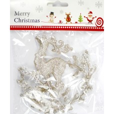 Фігурка-підвіска новорічна Deer бронза 12см R33898