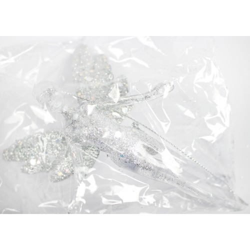 Підвіска фігурна ялинкова срібло 13см R96272 Підвіска фігурна ялинкова срібло 13см R96272