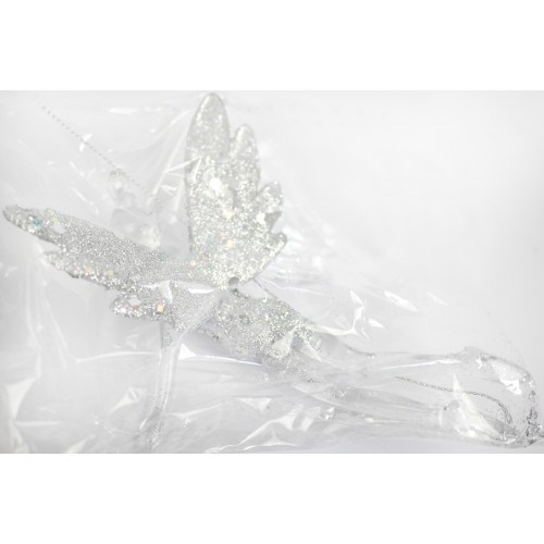 Підвіска фігурна ялинкова срібло 13см R96272 Підвіска фігурна ялинкова срібло 13см R96272