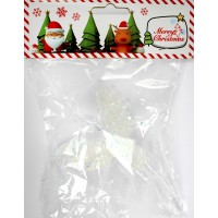 Підвіска фігурна ялинкова біла 13см R96272 Підвіска фігурна ялинкова біла 13см R96272