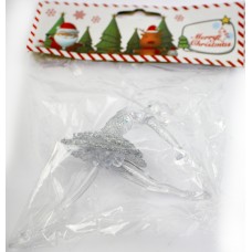 Підвіска фігурна ялинкова срібло 13см R96280