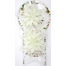 Декор святковий Квітка білий 2шт R96230