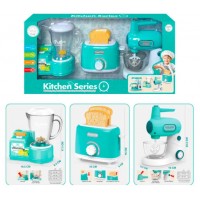 Набір побутової техніки: блендер 17,5см,тостер 15,5см,міксер 20,5см,на бат-ці 5549-1(12) Набір побутової техніки: блендер 17,5см,тостер 15,5см,міксер 20,5см,на бат-ці 5549-1(12)