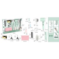 Набір перукаря:фен,праска для вол.,аксес.,світло,звук,на бат,в кор,50х7х35смА2011-2(24)КІ Набір перукаря:фен,праска для вол.,аксес.,світло,звук,на бат,в кор,50х7х35смА2011-2(24)КІ