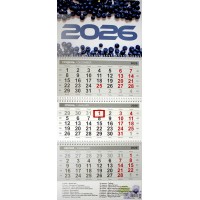 Календар кварт. настін. Лохина 2026 ,3 пружини