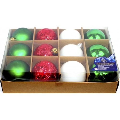 Набір куль 6см 12шт 9776(32) Набір куль 6см 12шт 9776(32)