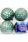 Набір куль 8см 4шт бірюза R90714 Набір куль 8см 4шт бірюза R90714