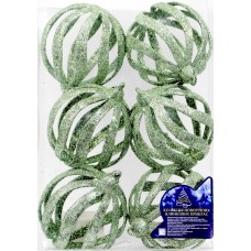 Набір куль 8см 6шт зелений 9719(36)