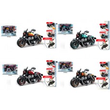 Конструктор Мотоцикл інер-й 21см,4 види,муз.,світ.в кор-ці,на бат-ці8080P-9-10-11-12