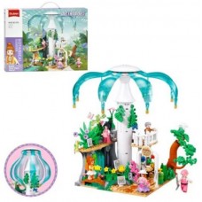 Конструктор Sluban рожева серія,ботанічний сад,21,9см,515дет,в кор-ціM38-B1376(12)