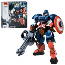 Конструктор Sluban Робот-воїн 14,8см,фігурка,247дет,в кор-ці,22х23,5х6,5смM38-B1382(32)