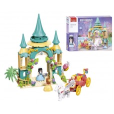 Конструктор Sluban Замок,22,3см,карета з конячкою,фігурки,288дет М38-B1283(16)