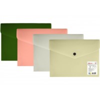 Папка-конверт Optima O35262 А5 на кнопці, непрозор.,фактура смуга(2)(192)