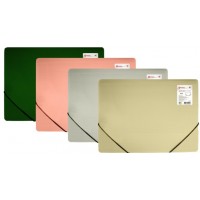 Папка Optima O30699 А4 Смуга пласт. на рез. асорті(1)(20)