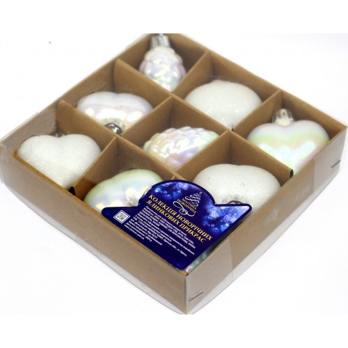 Набір куль 4,5см 9шт 9662(144) Набір куль 4,5см 9шт 9662(144)