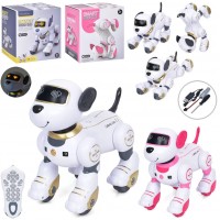 Собака ДК 23см,звук,світло,їздить,2 кольори,акум,USB-зарядне,в кор-ці,28х26х16см BG1533