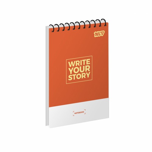 Блокнот пруж. верх. А6 80арк. кліт. карт. Stay cool today №152279/Yes/