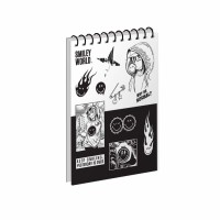 Блокнот пруж. верх. А6 80арк. кліт. карт. Smiley world Keep smiling №152270/Yes/