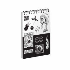 Блокнот пруж. верх. А6 80арк. кліт. карт. Smiley world Keep smiling №152270/Yes/