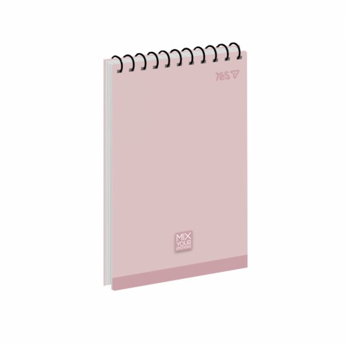 Блокнот пруж. верх. А6 80арк. кліт. карт. Mix your emotions №152276/Yes/