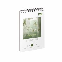 Блокнот пруж. верх. А6 80арк. кліт. карт. Escape with me №152306/Yes/