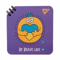 Блокнот пруж. В7 80арк. кліт. "Stand with Ukraine" №151817/Yes/(20)(40)