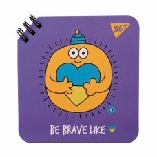 Блокнот пруж. В7 80арк. кліт. "Stand with Ukraine" №151817/Yes/(20)(40)