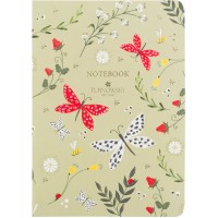 Блокнот А5 80арк. кліт. карт. Secret Garden 2 №8700-18-A-TR/Axent/(4)