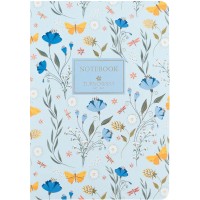 Блокнот А5 80арк. кліт. карт. Secret Garden 3 №8700-19-A-TR/Axent/(4)