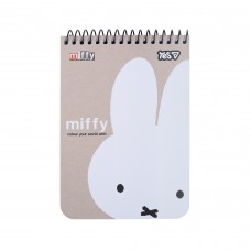 Блокнот пруж. верх. А6 80арк. кліт. карт. Miffy №152273/Yes/