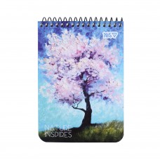 Блокнот пруж. верх. А6 80арк. кліт. карт. Nature inspires №152267/Yes/