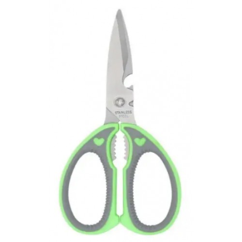 Ножиці кухонні з відкривачкою та горіхоколом 3в1 21х9,5см №R91802(12)