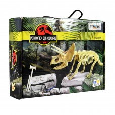 Набір для творч. Розкопки динозаврів. Трицератопс укр. 30833/Strateg/(10)