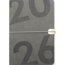 Щоден. А6 Buromax дат2026 Best сірий BM.2519-09(20)