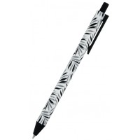 Ручка авт. кульк. Axent AB1092-07-A Black Leaves синя(24)(288)