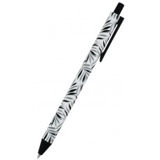 Ручка авт. кульк. Axent AB1092-07-A Black Leaves синя(24)(288)