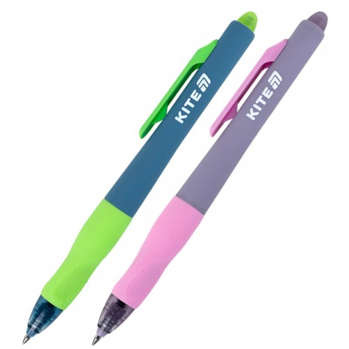 Ручка авт. гел. "Kite" №К25-100 "пиши-стирай" синя